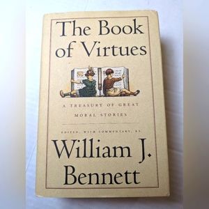 The Book Of Virtues By William J Bennett Hard Cover Book